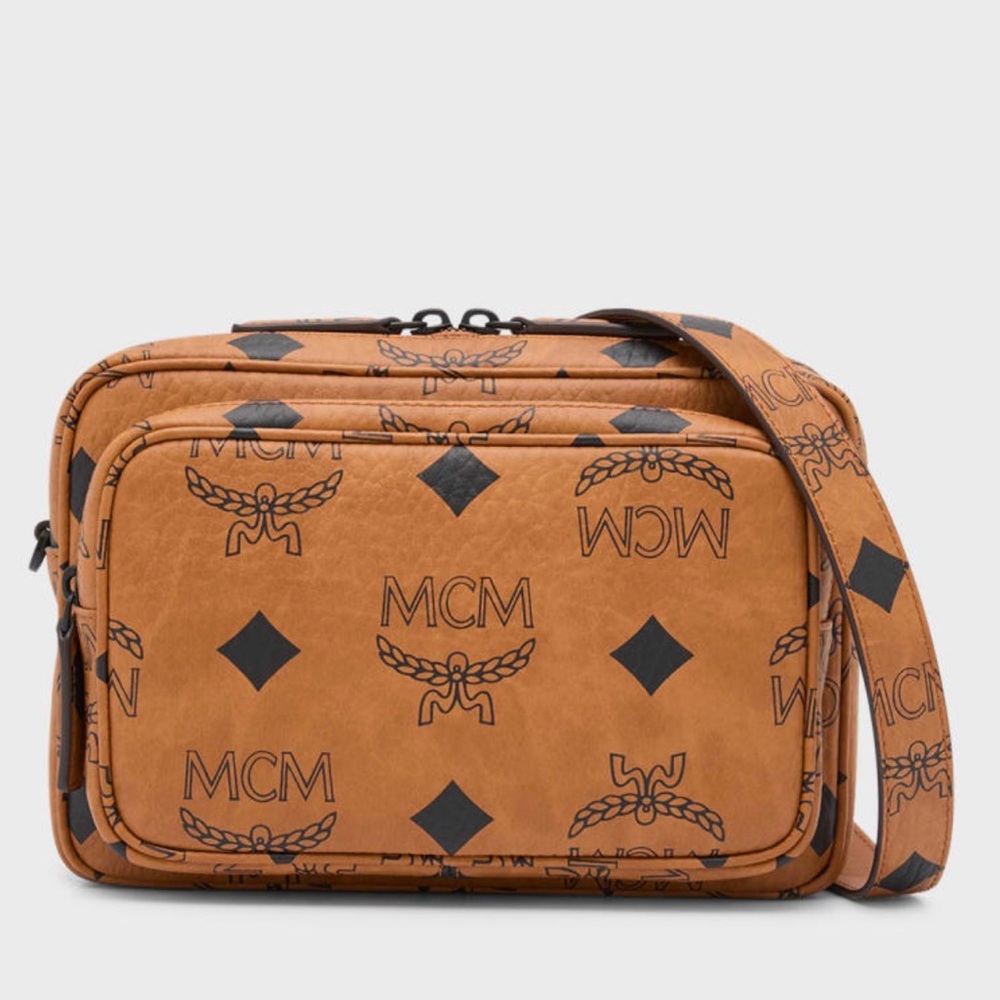 MCM men ‘Aren’ visetos small crossbody bag